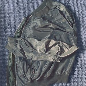 Green Bomber Jacket